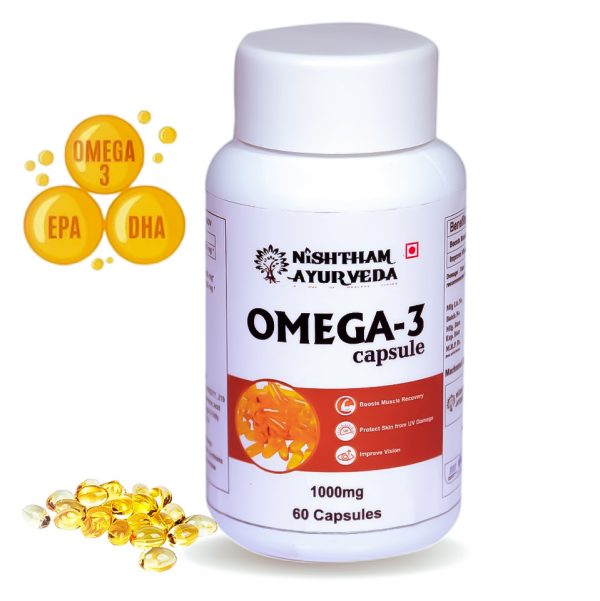 Omega3 Capsules Nishtham Ayurveda Fusion of Science & Nature